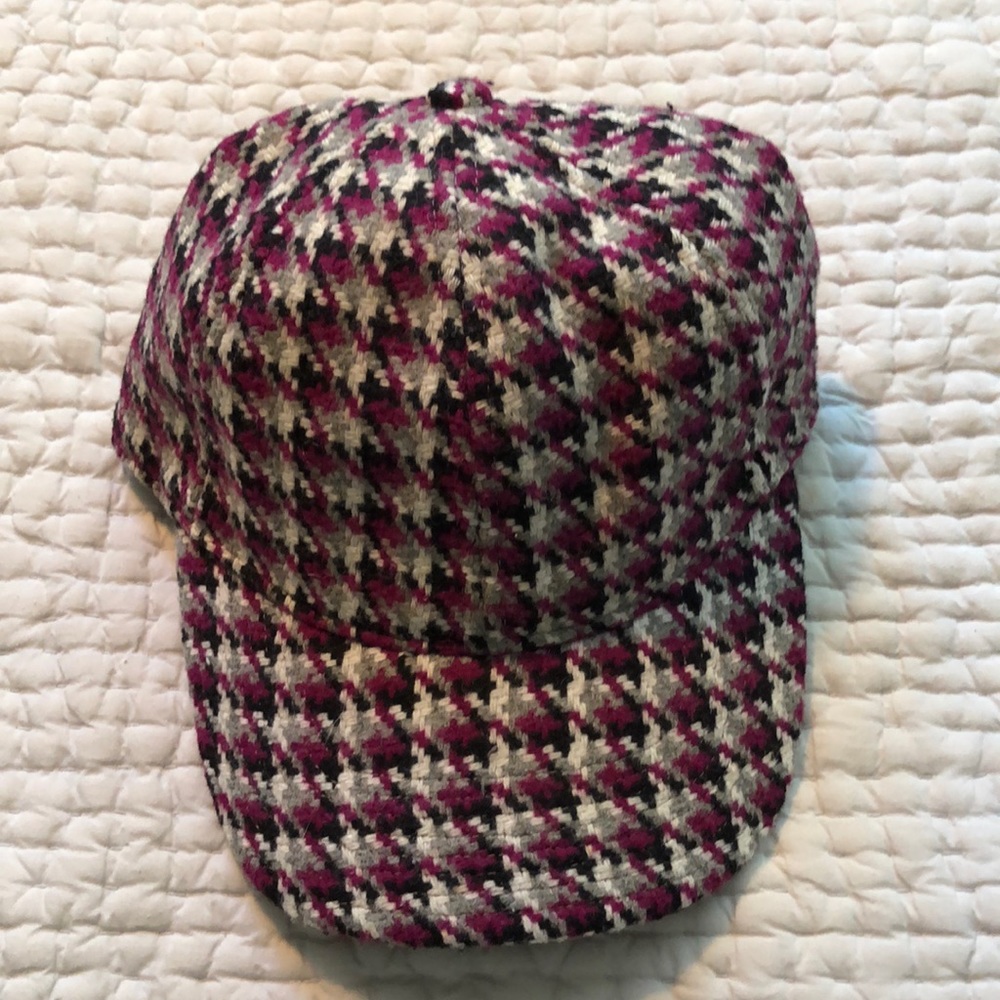 J CREW Houndstooth Baseball Cap
